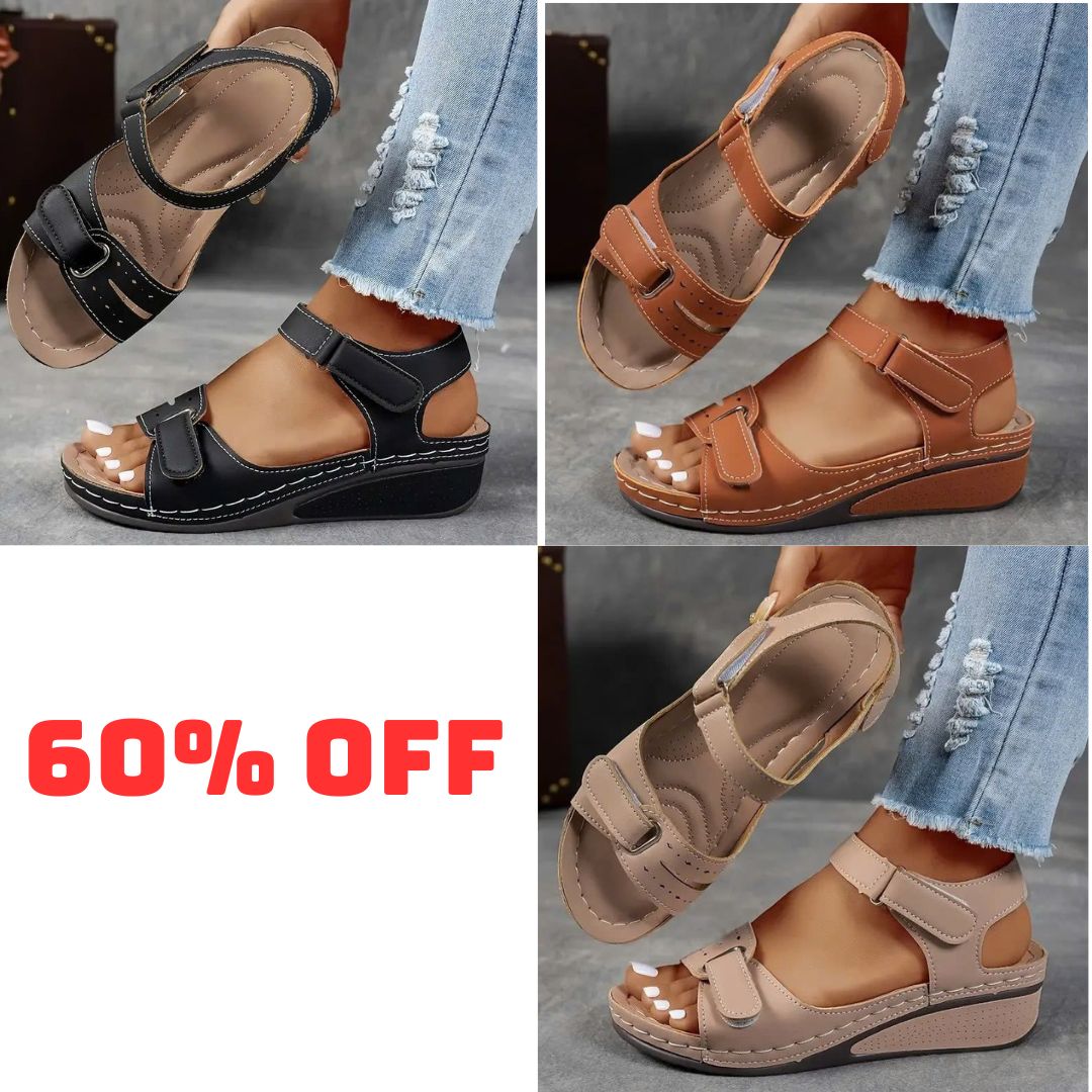 🔥Last Day Deal 70% OFF🔥 - Soft & Stylish Wedge Sandals for Effortless Comfort!