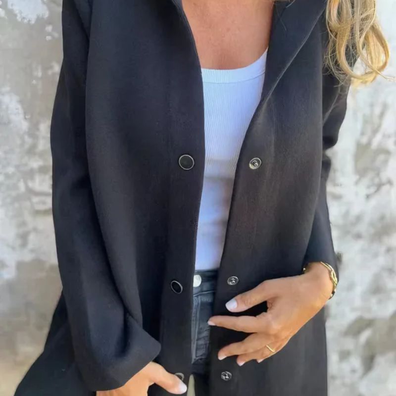 ✨Casual Single Breasted Hooded Jacket For Autumn