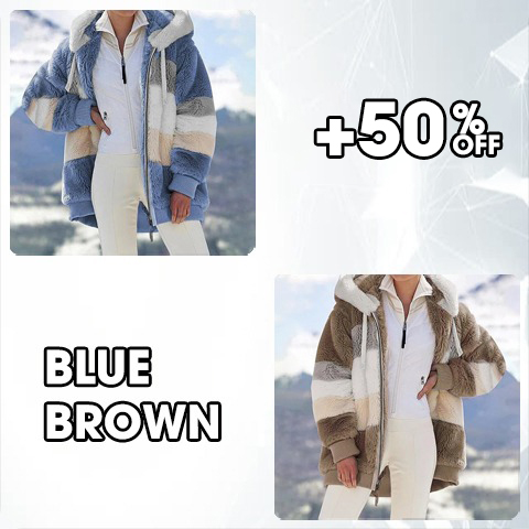 🔥 50% OFF-🐑CONTRASTING LAMB WOOL PADDED COAT🎁SPECIAL OFFER