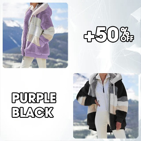 🔥 50% OFF-🐑CONTRASTING LAMB WOOL PADDED COAT🎁SPECIAL OFFER