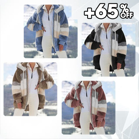 🔥 50% OFF-🐑CONTRASTING LAMB WOOL PADDED COAT🎁SPECIAL OFFER