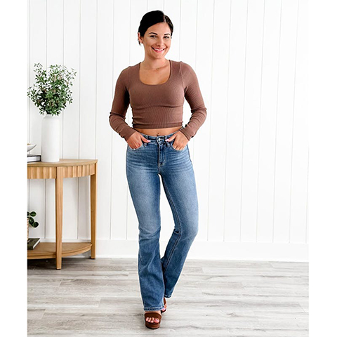 👖Tummy Control Bootcut Jeans ⭐️ 2024 Best Selling Jeans