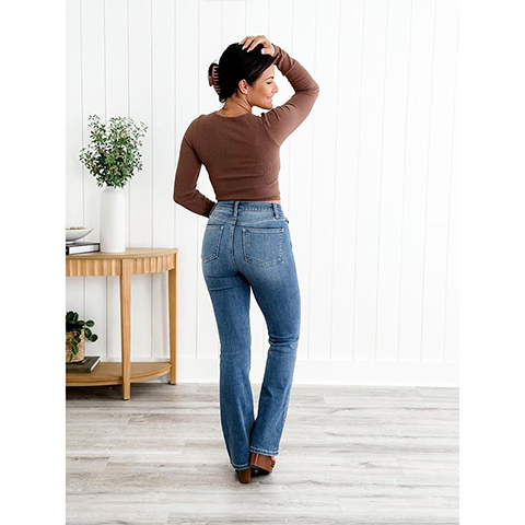 👖Tummy Control Bootcut Jeans ⭐️ 2024 Best Selling Jeans