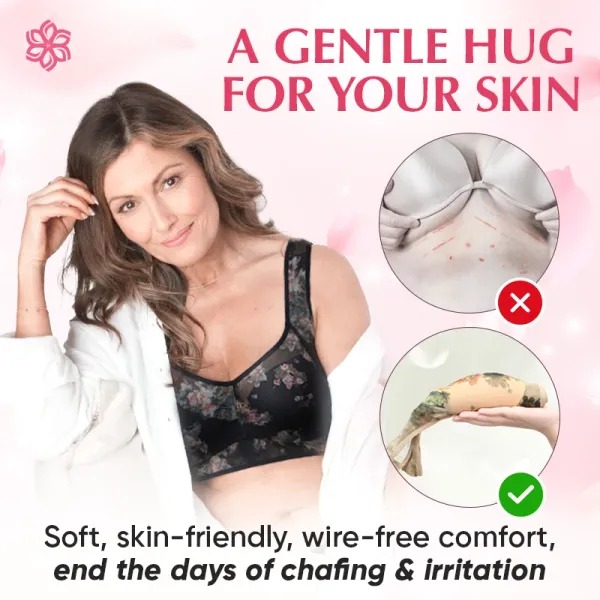 ElleBloom - Last day 80% OFF - 2024 Lace Buttonless Comfortable Bra