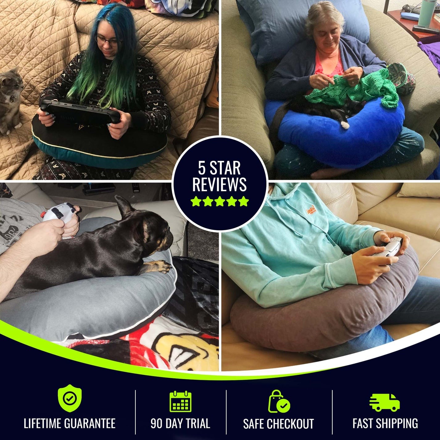 Valari Rare Gaming & Crochet Comfort Pillow