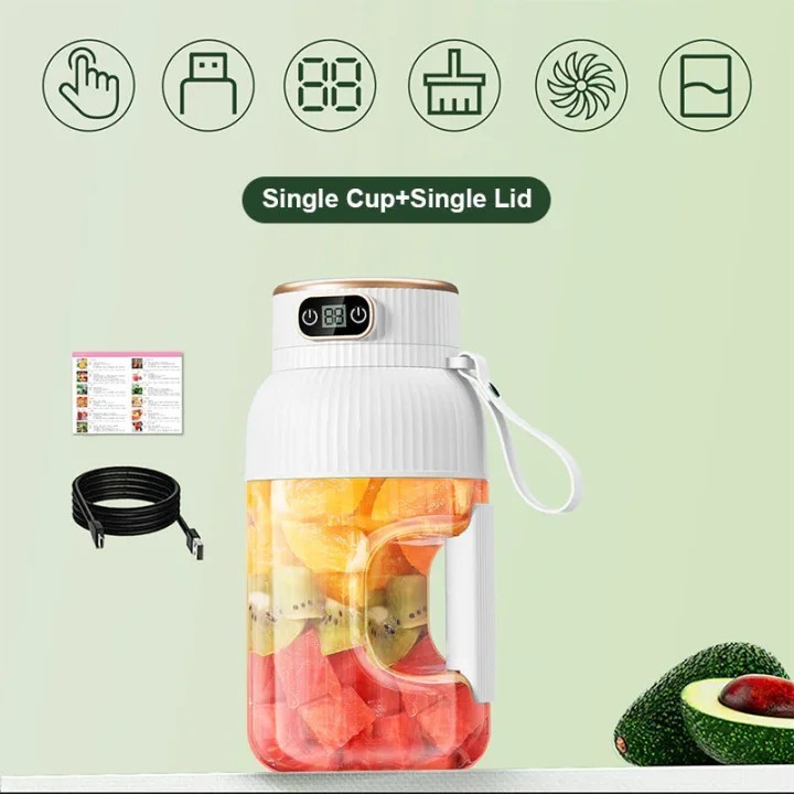 🎁NEW YEAR HOT SALE 50% OFF🍊Multifunctional Portable Juicer Cup With Digital Display