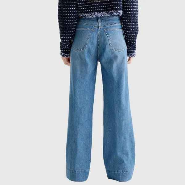 ⭐ 2024 Best Selling Jeans 👖 Tall Wide Leg Denim Trouser
