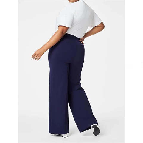 👖Tummy Control Button Wide Leg Pant