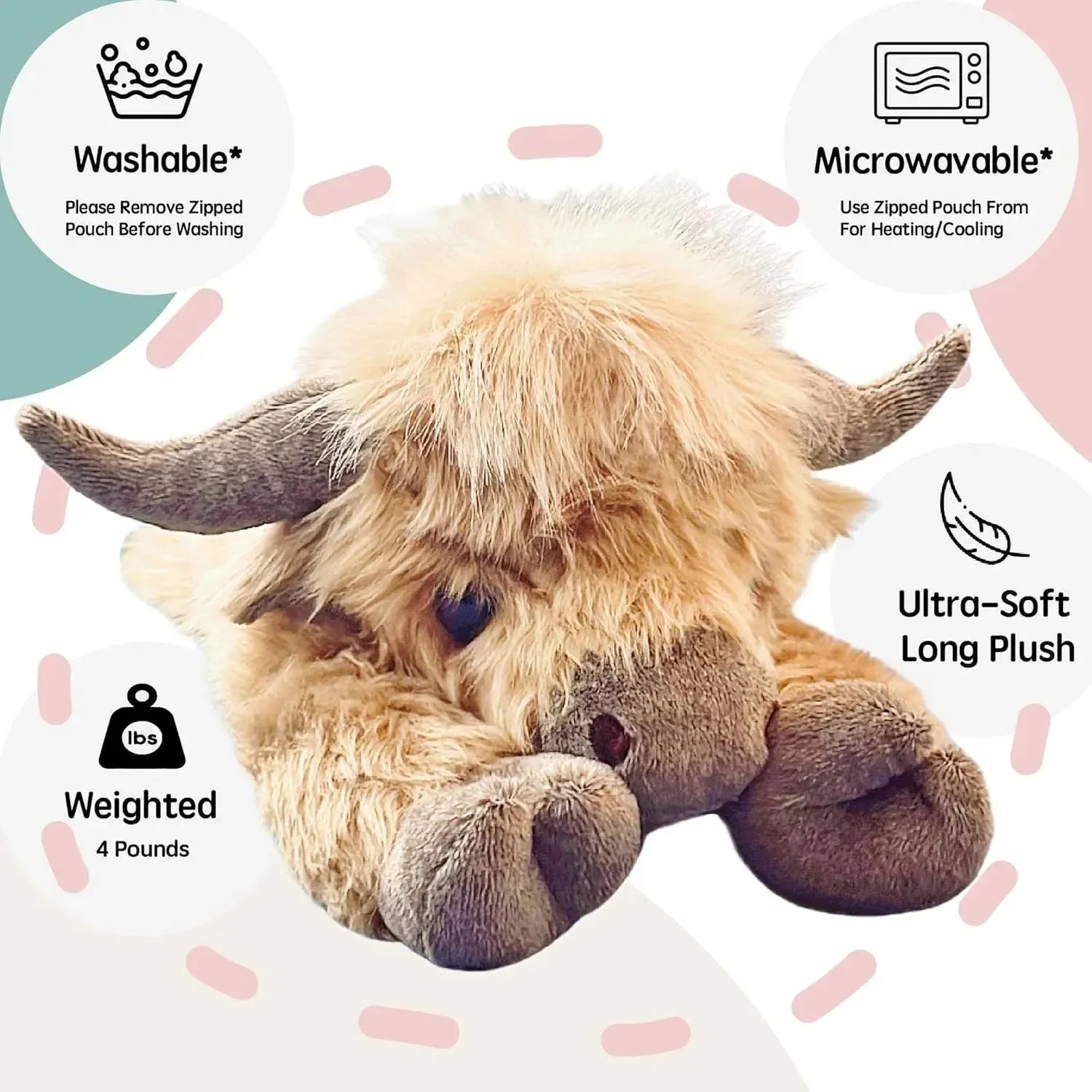 🎁Last Day Promotion 49% OFF 🐮 Highland Cow Plush – The Cozy Companion