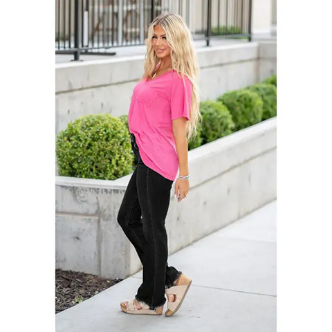 💖Hot Sale 60%💖Slay Girl By - Vintage Frayed Hem Bootcut Jeans