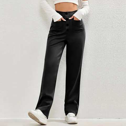 ❄️Last Day 50% Off - Women's Casual High Waist Stretch Pants✨