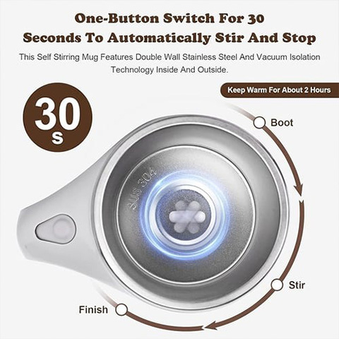 🎄SALE OFF 49% OFF-Automatic Magnetic Stirring Coffee Mug