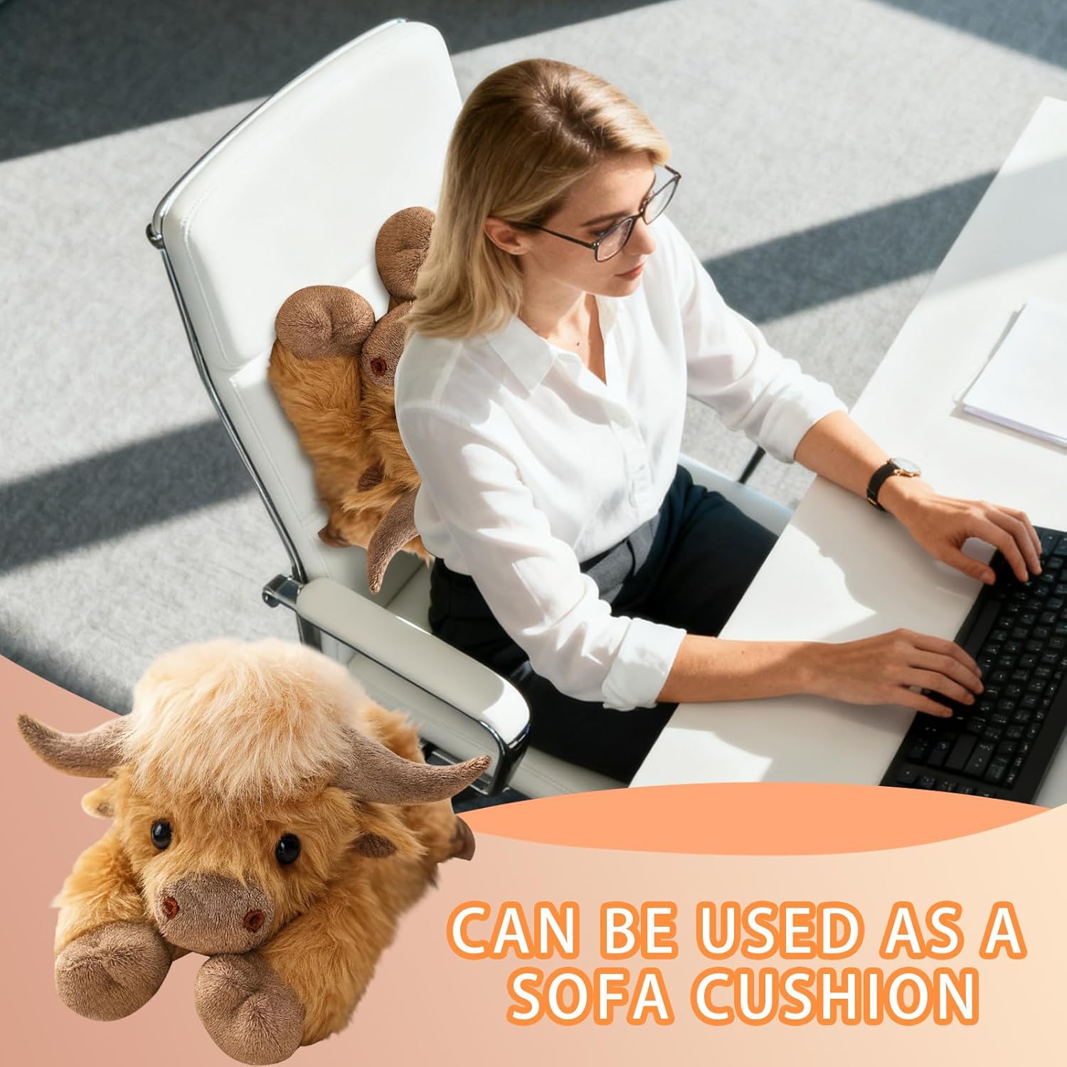 🎁Last Day Promotion 49% OFF 🐮 Highland Cow Plush – The Cozy Companion
