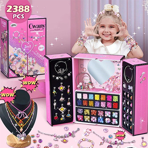 🔥HOT SALE 🎁 Girls Charm Bracelet Making Kit