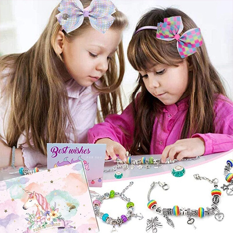 🔥HOT SALE 🎁 Girls Charm Bracelet Making Kit