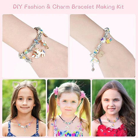 🔥HOT SALE 🎁 Girls Charm Bracelet Making Kit