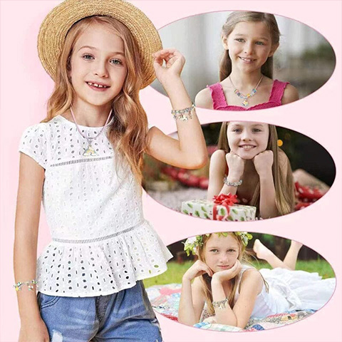 🔥HOT SALE 🎁 Girls Charm Bracelet Making Kit