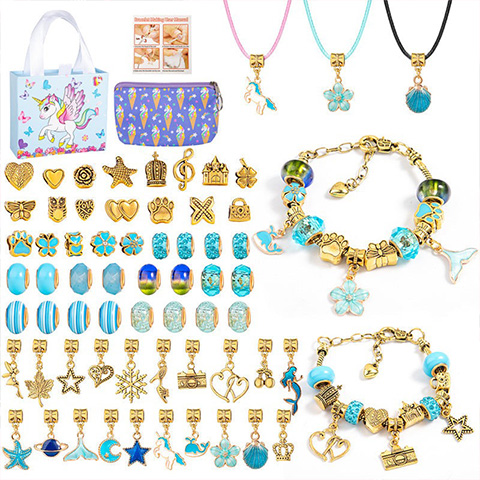 🔥HOT SALE 🎁 Girls Charm Bracelet Making Kit