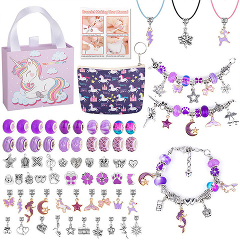 🔥HOT SALE 🎁 Girls Charm Bracelet Making Kit