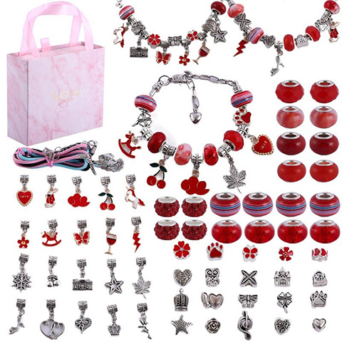 🔥HOT SALE 🎁 Girls Charm Bracelet Making Kit