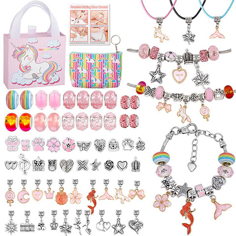 🔥HOT SALE 🎁 Girls Charm Bracelet Making Kit
