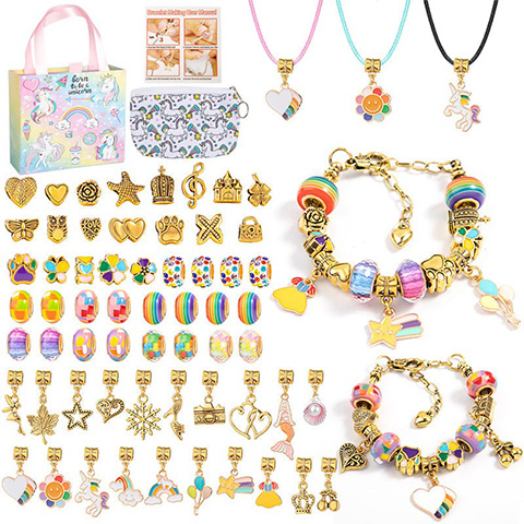 🔥HOT SALE 🎁 Girls Charm Bracelet Making Kit