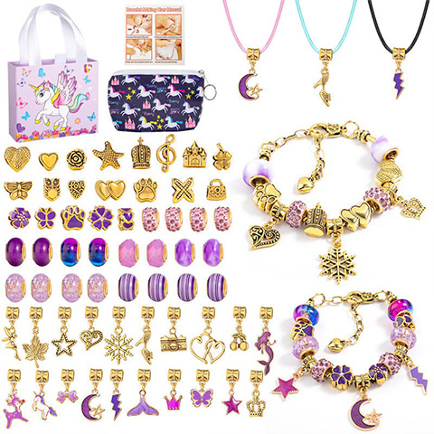 🔥HOT SALE 🎁 Girls Charm Bracelet Making Kit