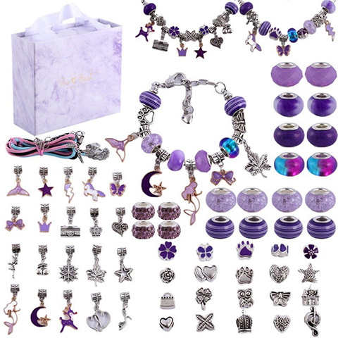 🔥HOT SALE 🎁 Girls Charm Bracelet Making Kit
