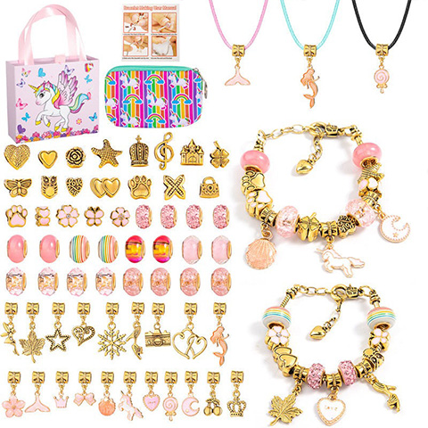 🔥HOT SALE 🎁 Girls Charm Bracelet Making Kit