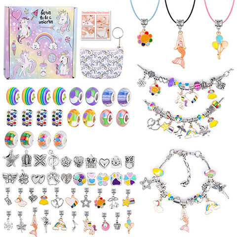 🔥HOT SALE 🎁 Girls Charm Bracelet Making Kit