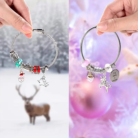 🔥HOT SALE 🎁 Girls Charm Bracelet Making Kit