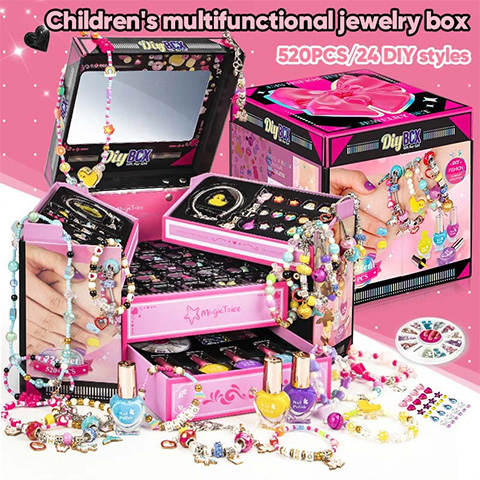 🔥HOT SALE 🎁 Girls Charm Bracelet Making Kit