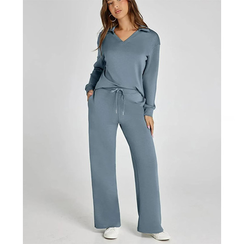 Women's 2 Piece Sets Outfits Casual Long Sleeve Sweatsuits Sets