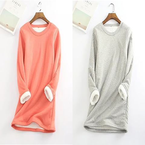 🔥 Last Day - 49% OFF ❄ Women‘s NEW Casual Cotton Round Neck Solid Sweatshirt🙋‍♀️