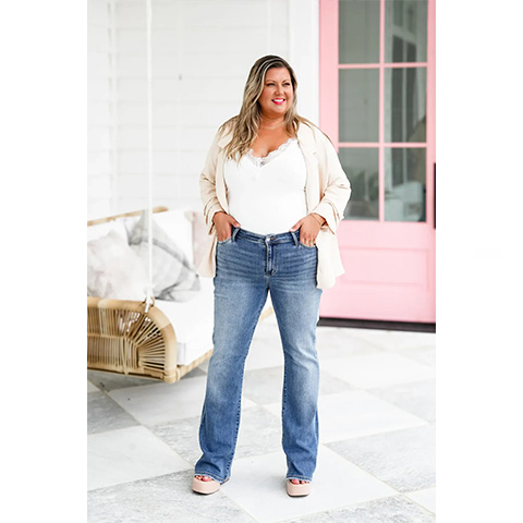 👖Tummy Control Bootcut Jeans ⭐️ 2024 Best Selling Jeans