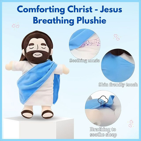 Comforting Christ - Jesus Breathing Plushie ❤️