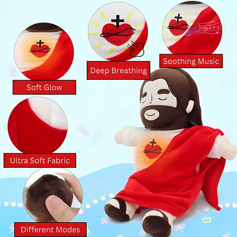 Comforting Christ - Jesus Breathing Plushie ❤️