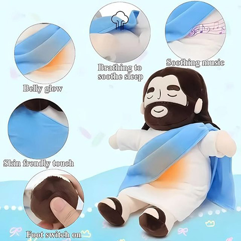 Comforting Christ - Jesus Breathing Plushie ❤️