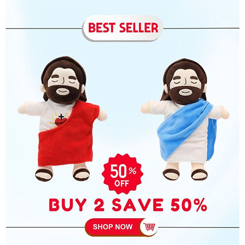 Comforting Christ - Jesus Breathing Plushie ❤️