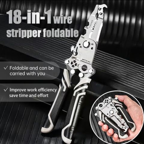⚡️2025 Promotion⚡️New Upgrade 18-in-1 Multifunctional Folding Pliers