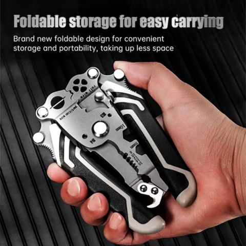 ⚡️2025 Promotion⚡️New Upgrade 18-in-1 Multifunctional Folding Pliers