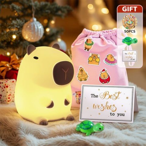 MeWaii Capybara Squishy Night Light - Perfect Gift 🎁