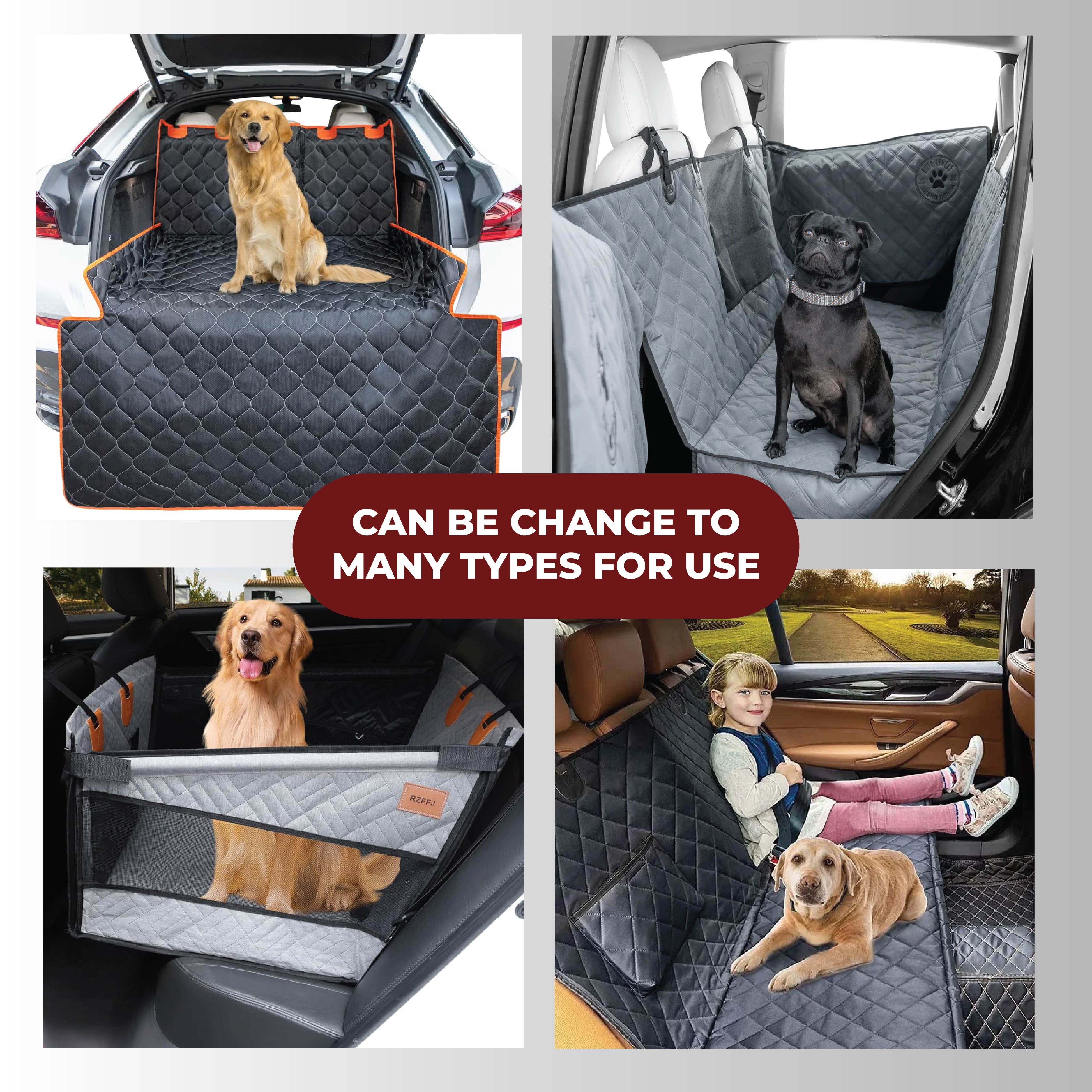🔥Last Day 50% OFF🔥 Waterproof Dog Car Seat Cover with Hard Bottom
