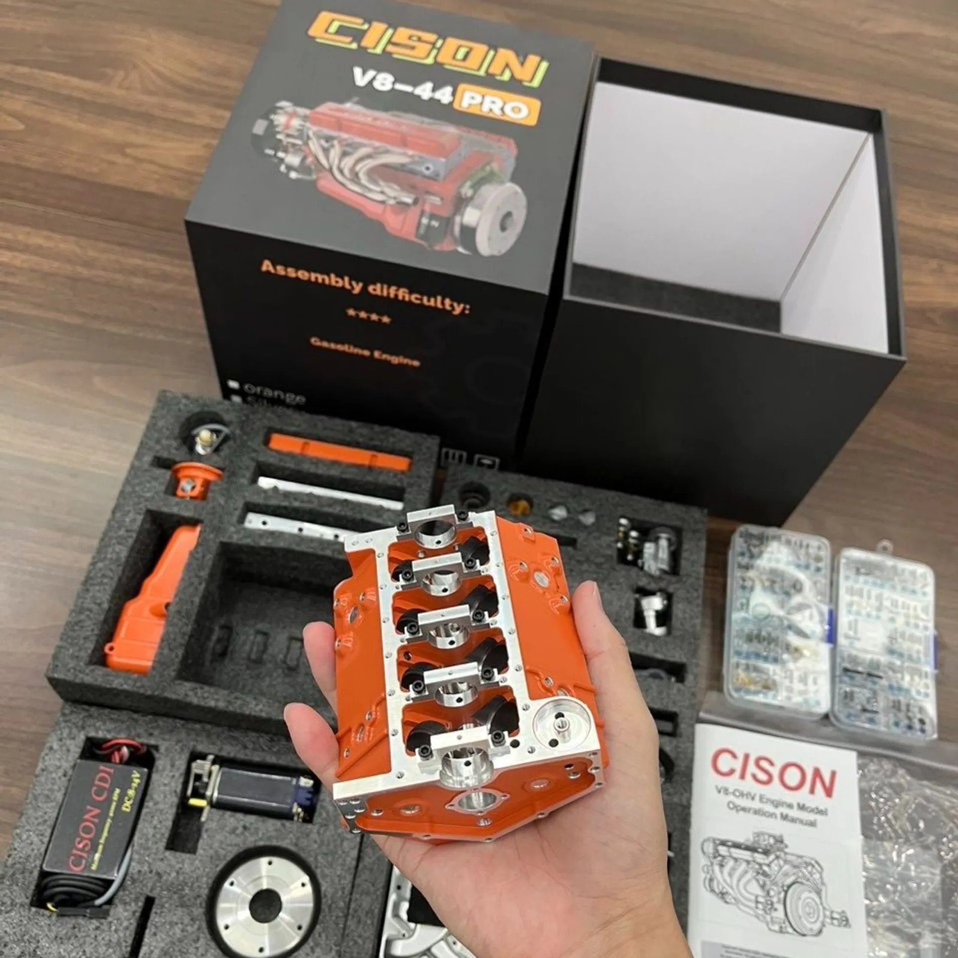 🔥BLACK FRIDAY BLOWOUT: Save 49%-Gasoline OHV V8 Small-block Engine Model Kits