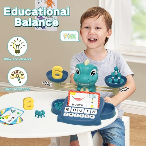 👶Preschool Learning Activities Math Counting Matching Letter Toys