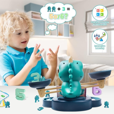 👶Preschool Learning Activities Math Counting Matching Letter Toys