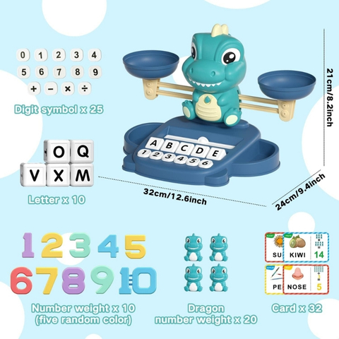 👶Preschool Learning Activities Math Counting Matching Letter Toys