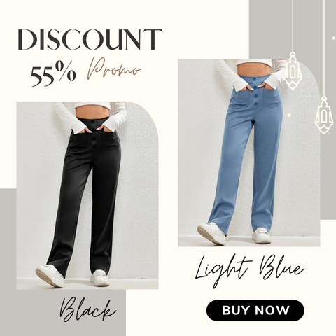 ❄️Last Day 50% Off - Women's Casual High Waist Stretch Pants✨