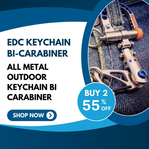 EDC KEYCHAIN BI-CARABINER