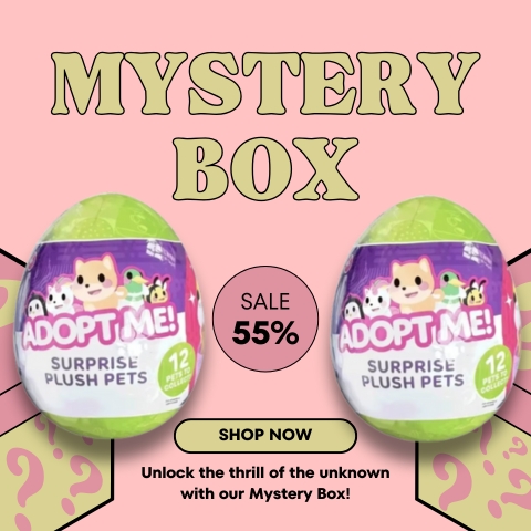 🎁 Adopt Me Blind Box Surprise Plush Toy – Adorable Mystery Easter Egg Gift